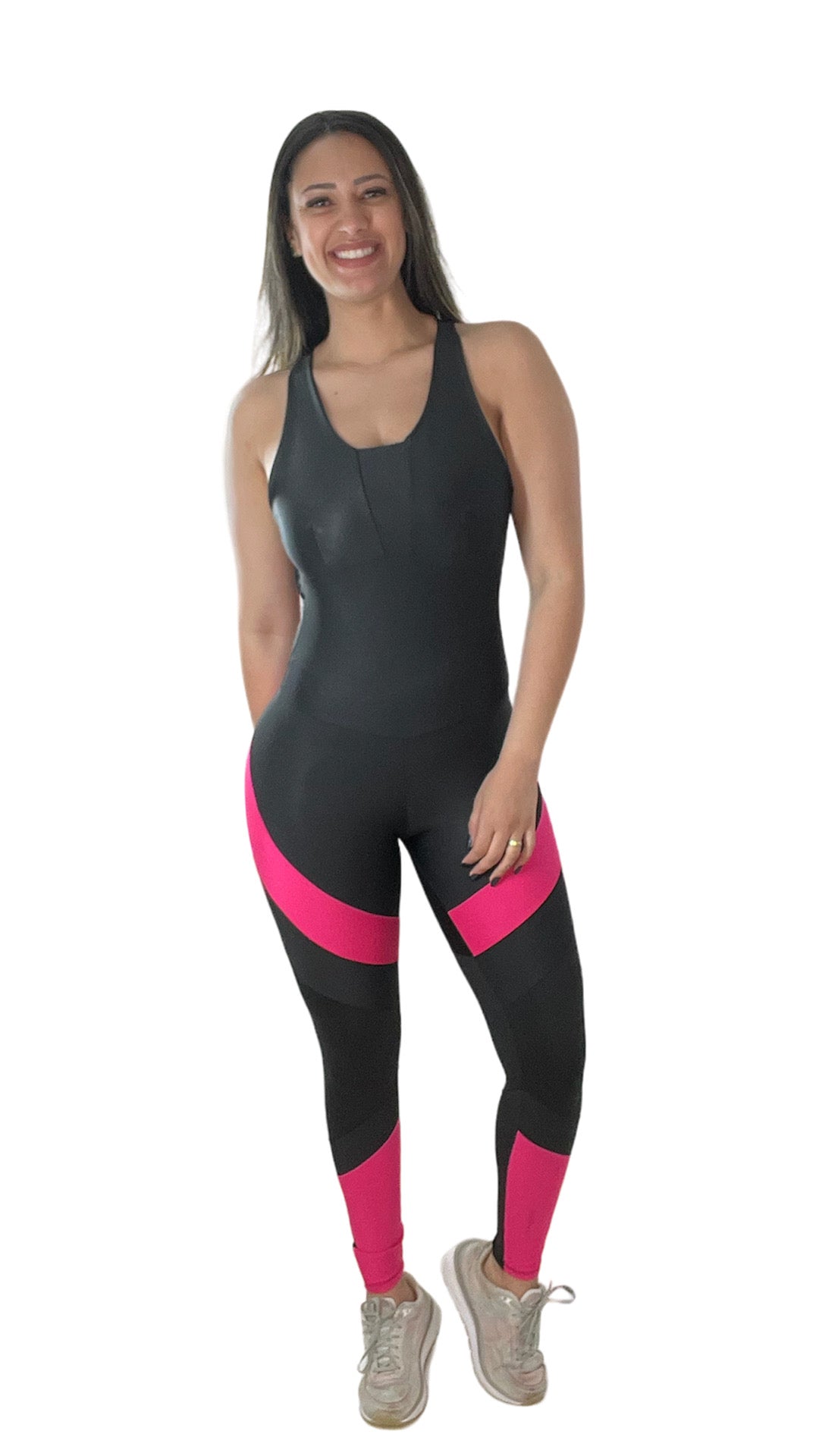 Jumpsuit -Cross Backless Sports